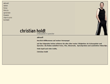 Tablet Screenshot of christian-holdt.de